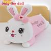 Cute Rabbit Plush Toy With Bow And Embroidery Design For Sleep Kids Girls Girl Bedroom Decor