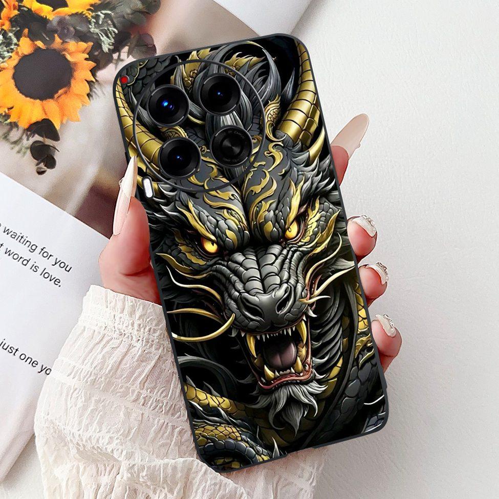 Black For Tecno Camon 30 CL6 CL6k Phone Case For Techno Camon 30 5G CL7 Cover Luxury Fashion Funny Cute Funny Painted Soft TPU