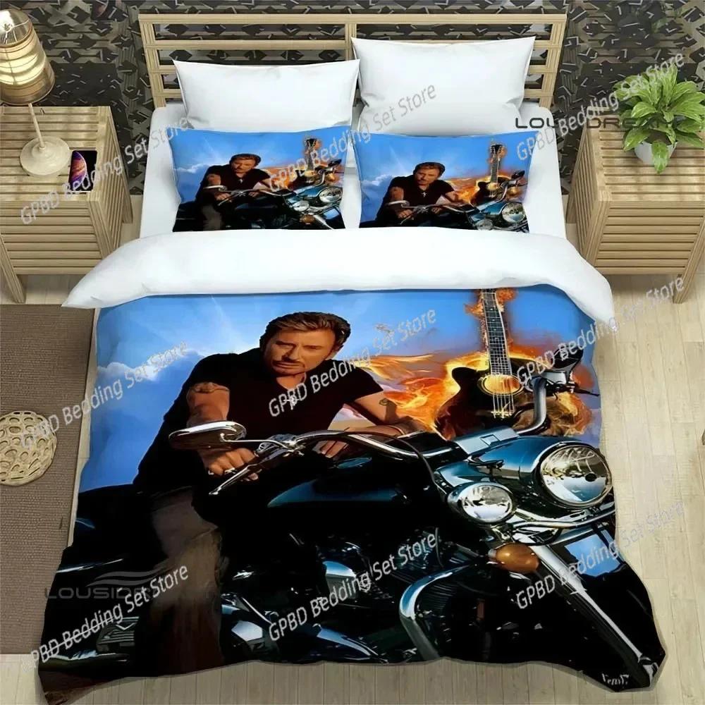 Rock Star Johnny Hallyday Bedding Set Bedroom Soft Modern Bedspreads Comefortable Kids Duvet Cover Quilt Cover And Pillowcase