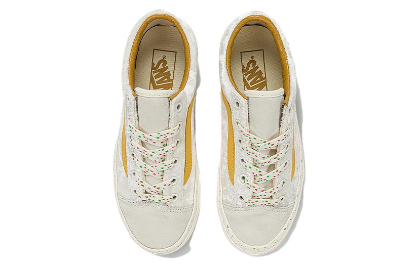 Vans Style 36 Leather Pop 'White Yellow' VN0A54F6D67