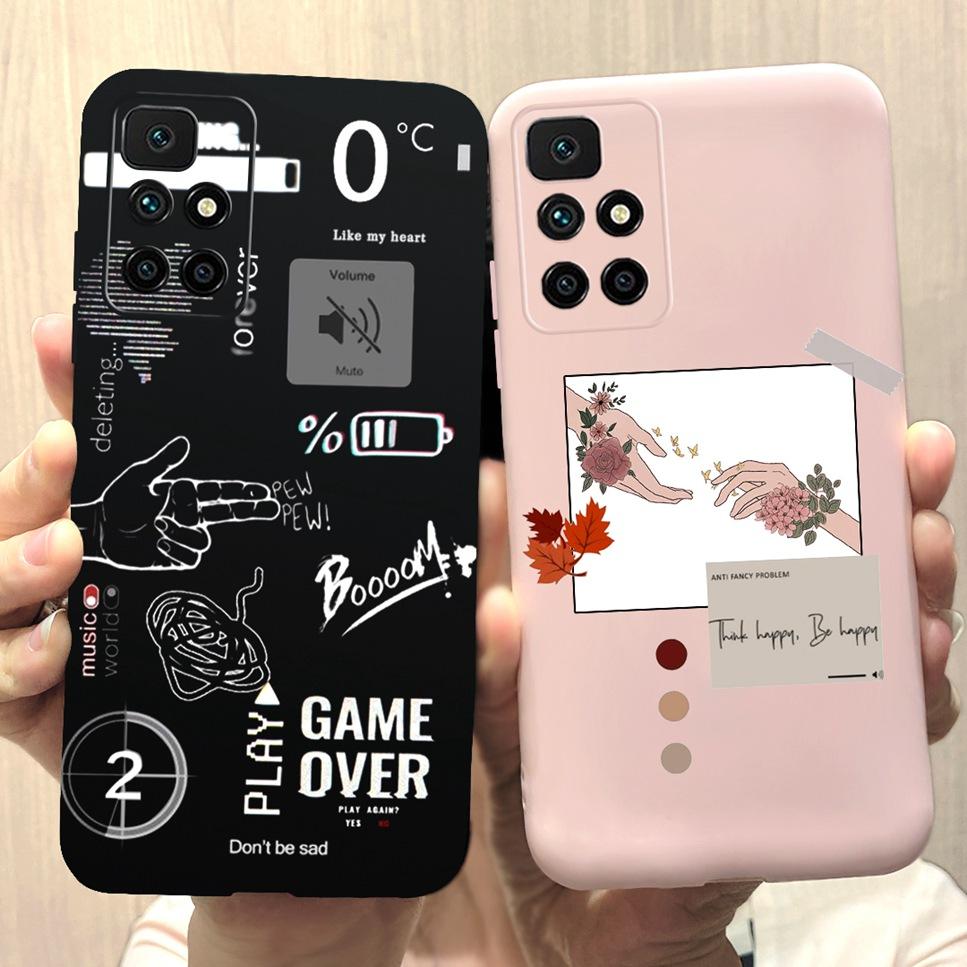 NEW Design For Cover Xiaomi Redmi 10 Case Cartoon Bumper Back Shockproof Soft TPU For Xiomi Redmi 10 Hongmi10 Redmi10 Phone Bag