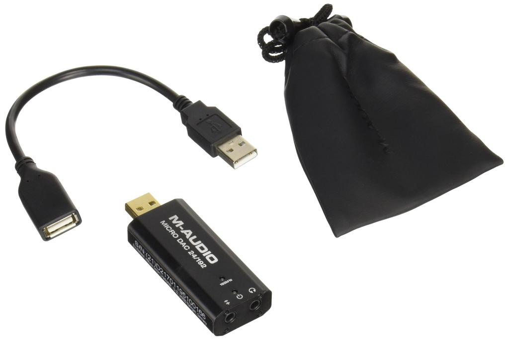 M-Audio USB-DAC, High-Resolution Audio Compatible, Digital-to-Analog Converter, Micro DAC 24192