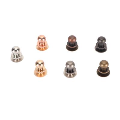 7 Pezzi Borchie a Bottone Rotondo 0.4x0.3in Colori Assortiti Lega di Zinco Robuste Antiruggine Rivetti a Vite con Pomello per