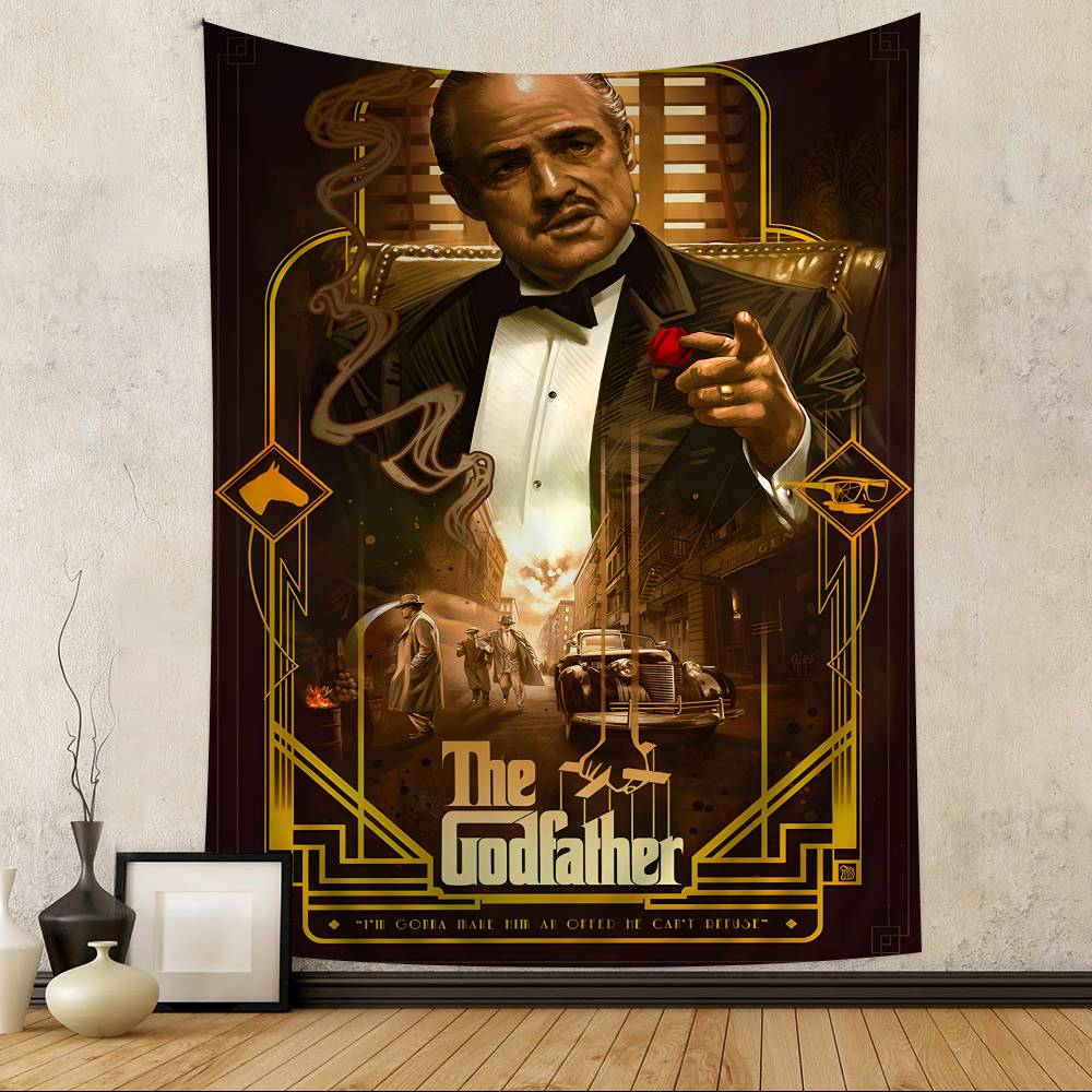 Movie The Godfather Hippie Wall Hanging Tapestries Bohemian Wall Tapestries Mandala INS Home Decor