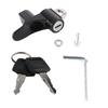 Cârlig de Siguranță pentru Cască de Motocicletă cu Blocare și 2 Chei Găuri pentru Șuruburi de 6mm Aliaj de Aluminiu Antifurt pentru