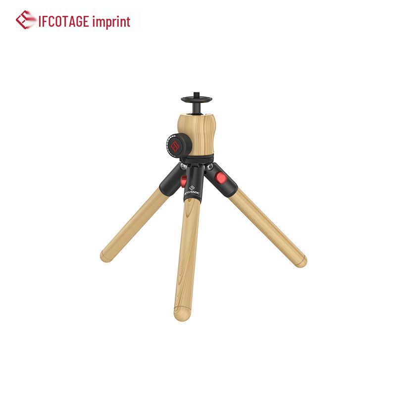 

7iFootage Imprint Solid Wood Desktop Tripod for Mirrorless DSLR, Phone, Vlog & Live Streaming Gimbal