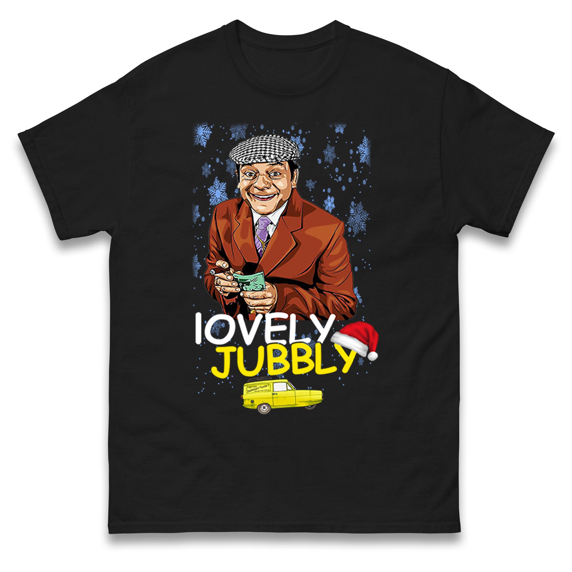 

Del Boy Only Fools & Horses Lovely Jubbly Christmas T Shirt Tshirt Mens Womens Unisex Tops Tees L