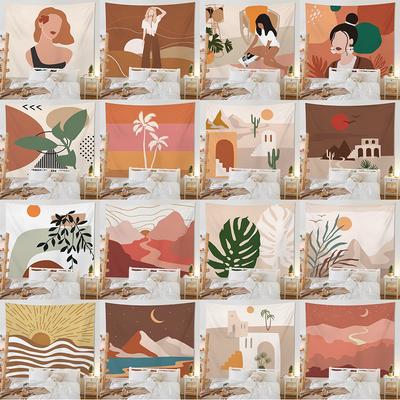 Home Decor Morandi Tapestry Background Room Living Room Bedroom Wall Hanging Background Wall Tablecloth