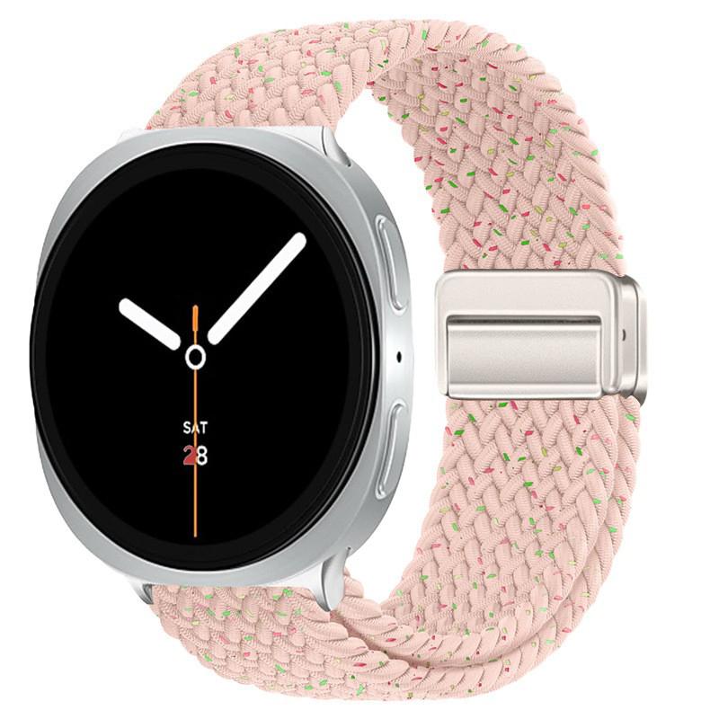 Nylon Braided Solo Loop Strap Suitable for Samsung Galaxy Watch 8 40mm/44mm Magnetic Band For Galaxy Watch 8 Classic Correa