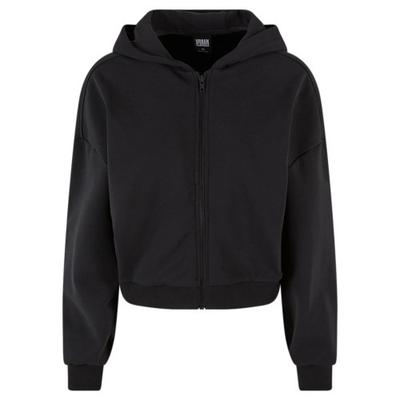 Urban Classics Damska/Damski Przytulna Bluza z Kapturem na Zamek Krótka