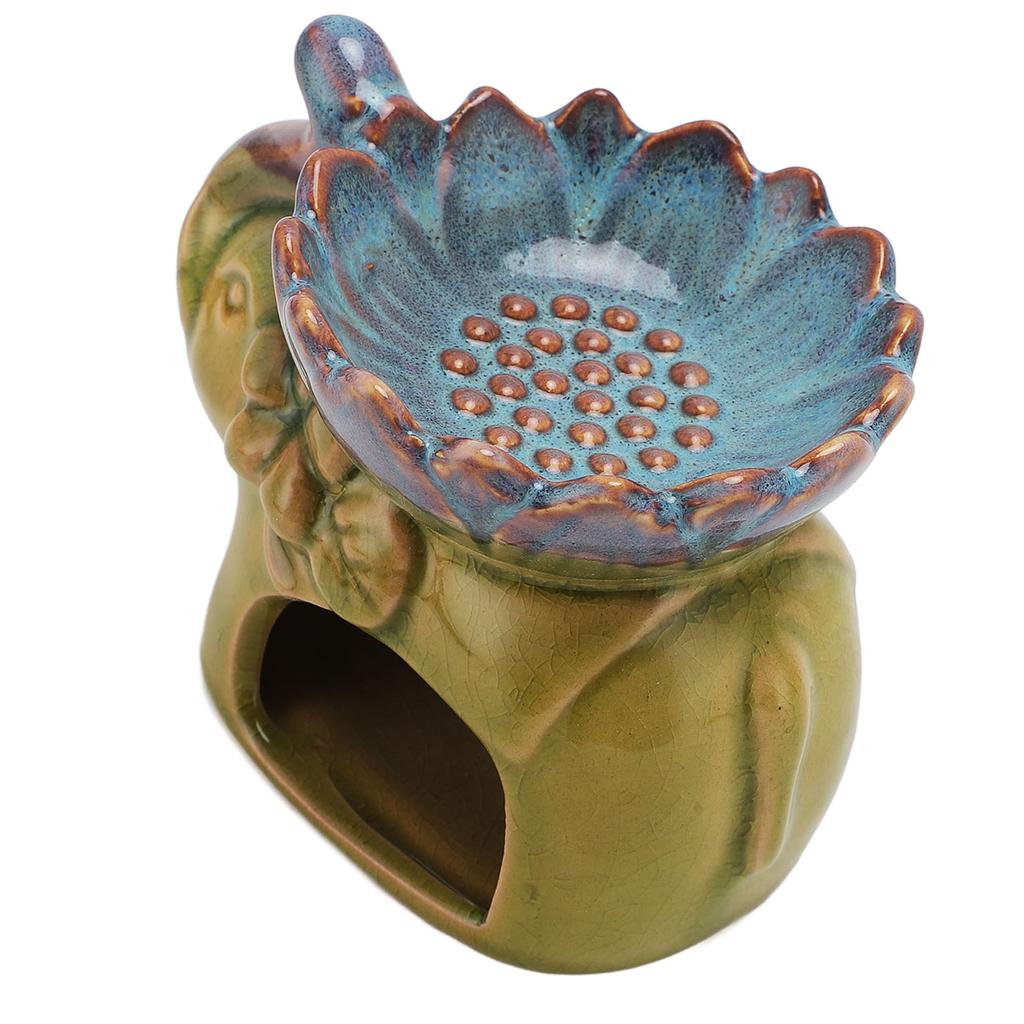 Ceramic Aromatherapy Burner Ceramic Incense Holder Essential Oil Burner for Home Office
