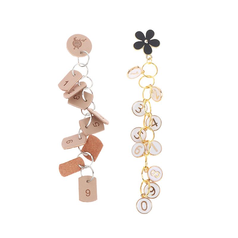 Number Stitch Markers Bead Chain Multifunction Crochet Digital Crochet Markers Knitting Markers Diy Sewing Accessories