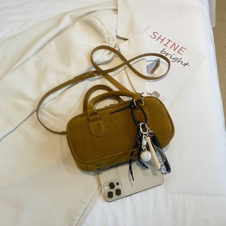 Ladies Vintage Boston Bag Crossbody Bag