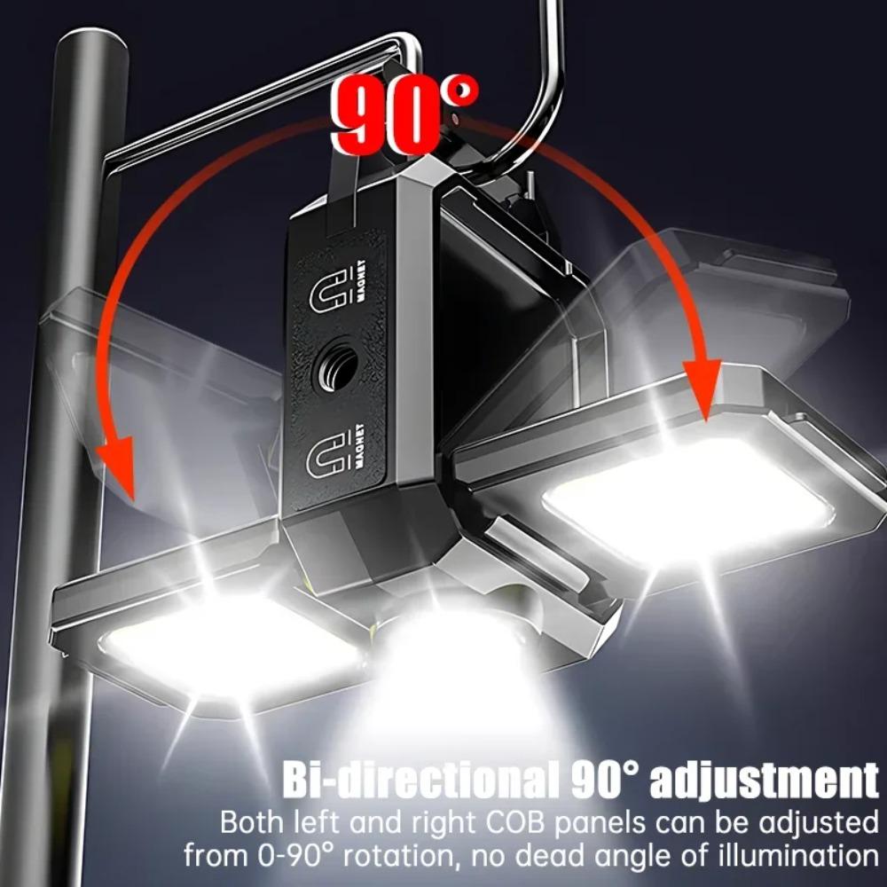 USB-wiederaufladbare COB-Arbeitsleuchten Mini-LED-Taschenlampen Wasserdichter Schlüsselanhänger Notfall-Laterne Für Outdoor-Camping