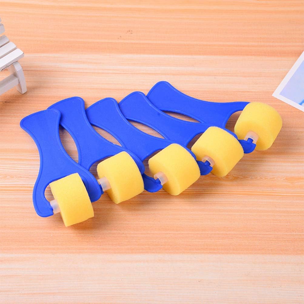 10 Pcs Roller Sponge Brush Painting Stamp Brush Foam Trim Roller Sponge Painting Stamper Kids Paint Tools Kids Painting Kids Suit Paint Rollers Mini