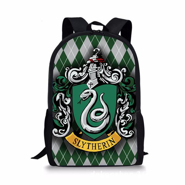 Harry Potter Student Backpack With Large Capacity Nylon Bookbag For Daily Use