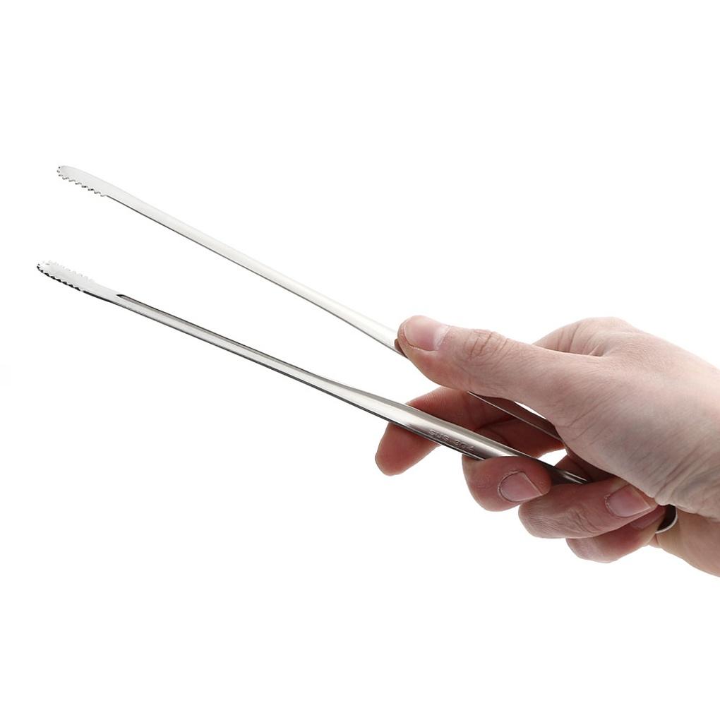 24cm Stainless Steel Kitchen Strawberry Ramen Tongs for Cooking