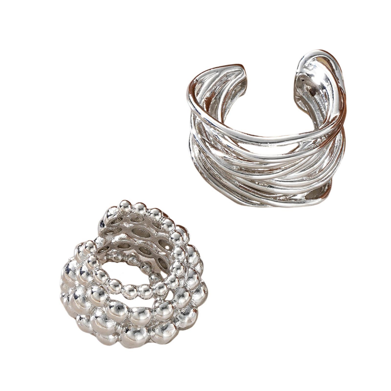 

2 шт. Богемные многоярусные серьги из бусин с художественной проволочной обмоткой для повседневной носки и особых случаев B