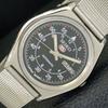 AUTOMATIC VINTAGE SEIKO 5 JAPAN 6309A MENS BLACK COLOR DIAL WATCH A701321-5 R206a-a701321