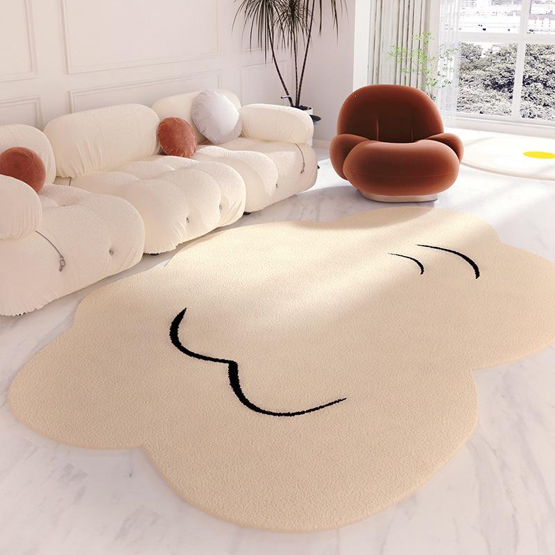 Winter Thickened Imitation Cashmere Living Room and Bedroom Non-Slip Rug