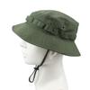 Cappello a secchiello mimetico tattico con visiera corta e tesa rotonda, cappello da pescatore mimetico stile militare, cappello da sole per escursionismo, caccia e attività all'aperto