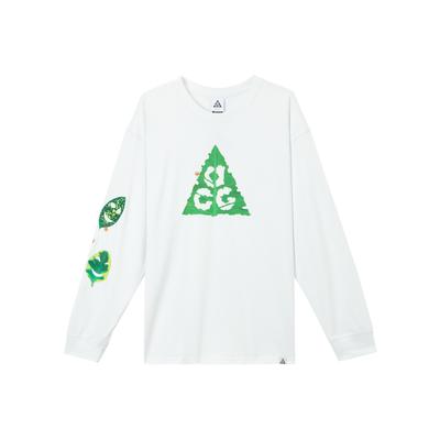 Σειρά ACG ACG DF LS OC ANTS Αναπνέουσα Μπλούζα Μακρυμάνικη Ανδρική Τοπ Λευκό HJ0803121