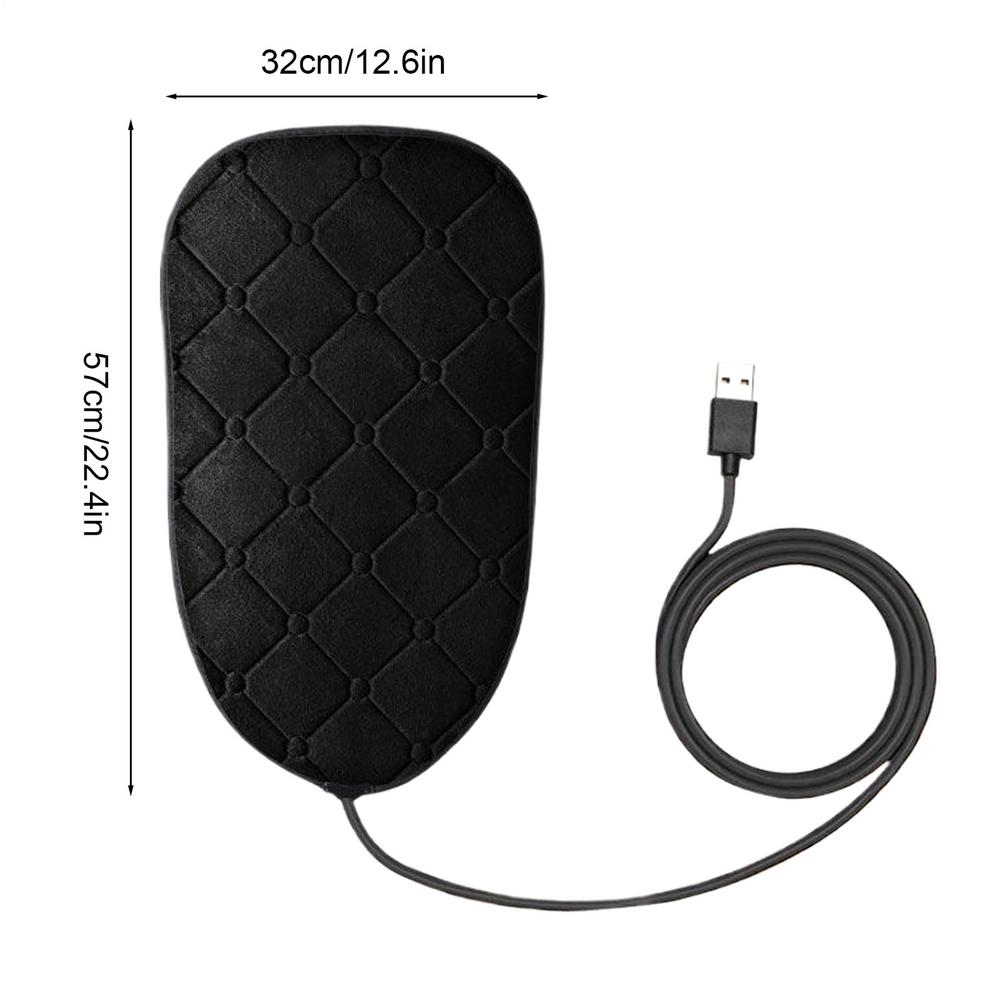 USB Heated Motorcycle Seat 5V 2A 7W Heated Waterproof Cushion Warm Motorbike Seat Cover For Motorbike Snowmobile Scooter