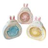 Rechargeable Mini Cartoon Rabbit Desktop Fan - Portable, Cute, and Ideal for Office or Dorm.