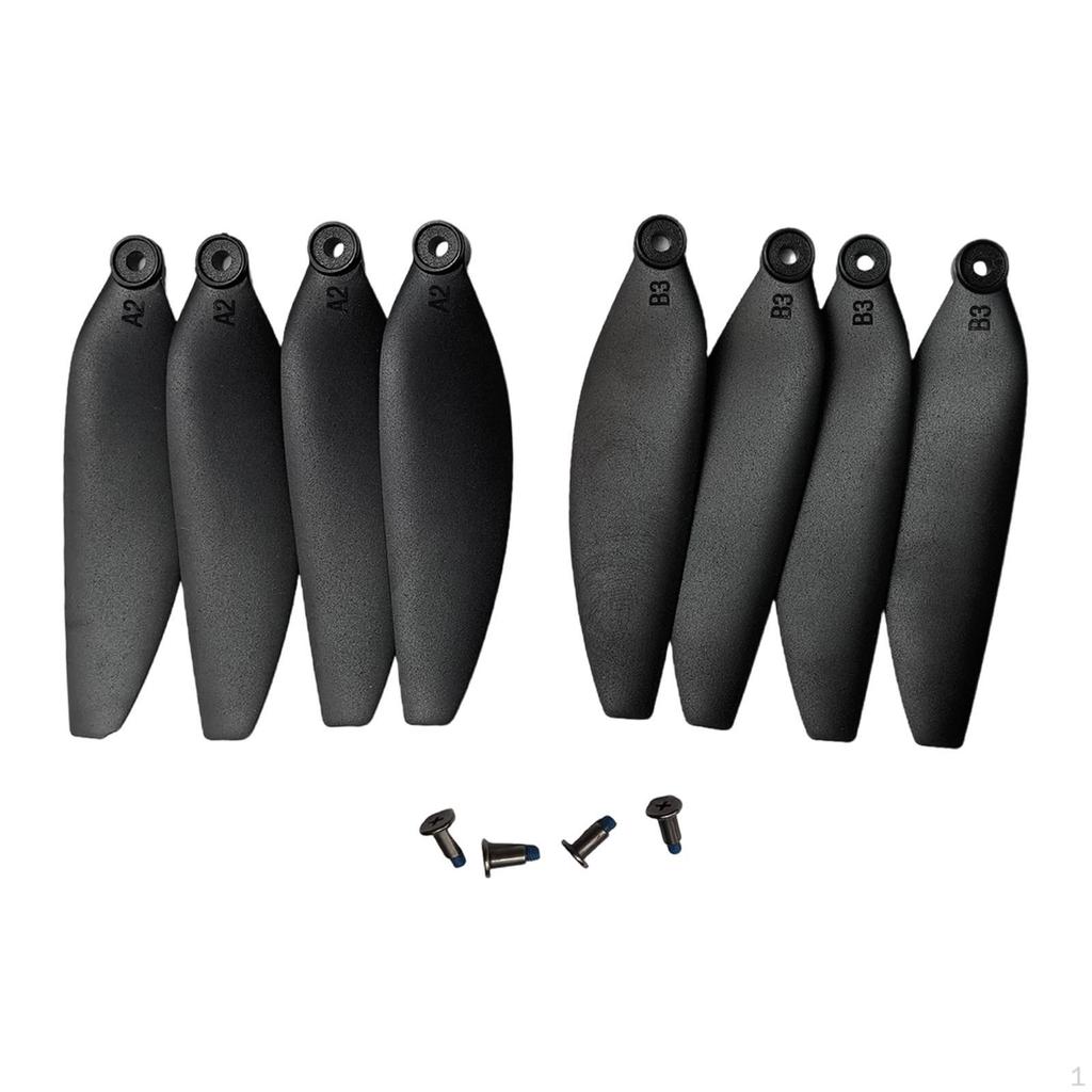 8 Pieces Drone Propellers with Release Portable Lightweight Spare Parts 2.28inch for E88Max S1S M8
