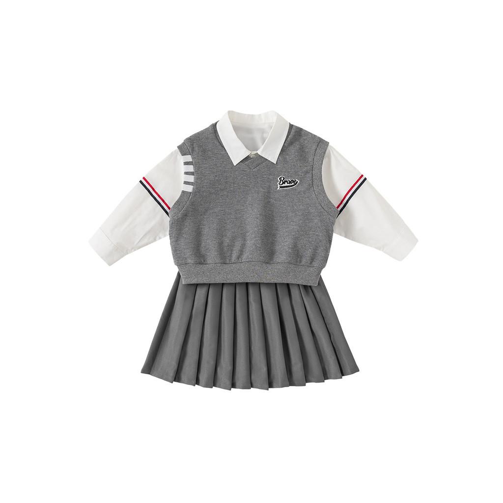 Schuluniform-Set für Kinder aus Polyesterstoff für Alter 3 bis 8 Jahre
