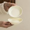 Cream Tableware, Dishes, Simple Ceramic Taste Plates, Household Small Plates, Small Vegetable Plates, Hot Pot Taste Plates, Bone Spitting Plates