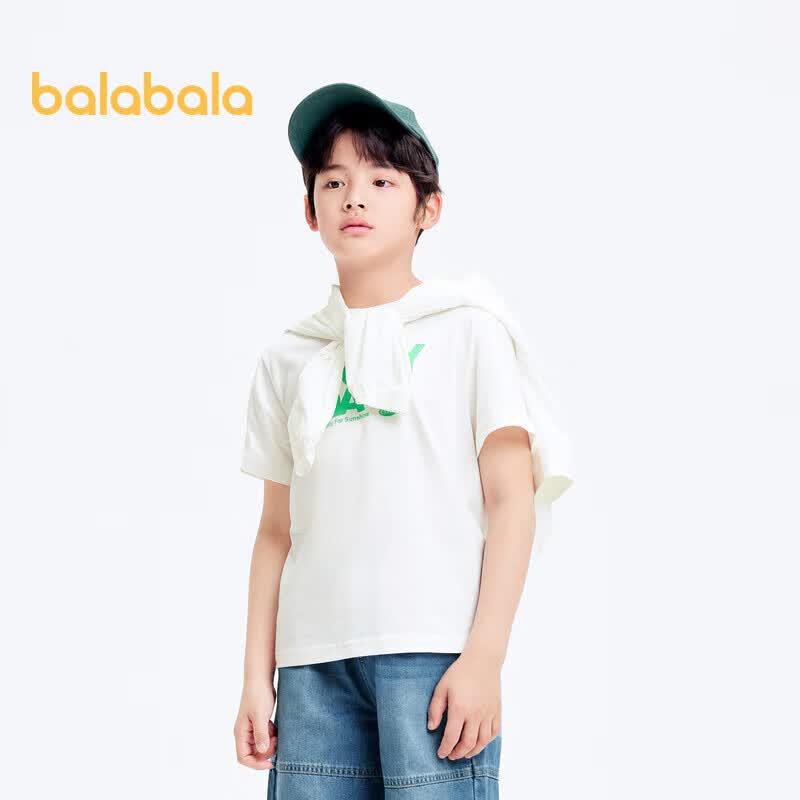 Balabala Unisex Kids' Cartoon Cotton T-Shirt