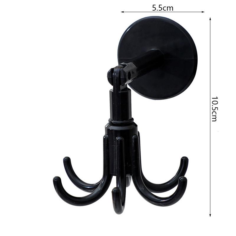 2 шт. Универсальный кухонный крючок, многоцелевой, вращающийся на 360 градусов, с шестью лапками, органайзер для хранения, вешалка для ложек, аксессуары