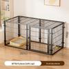 Space-Saving Anti-Escape Cage with Top Cover for Cats and Dogs