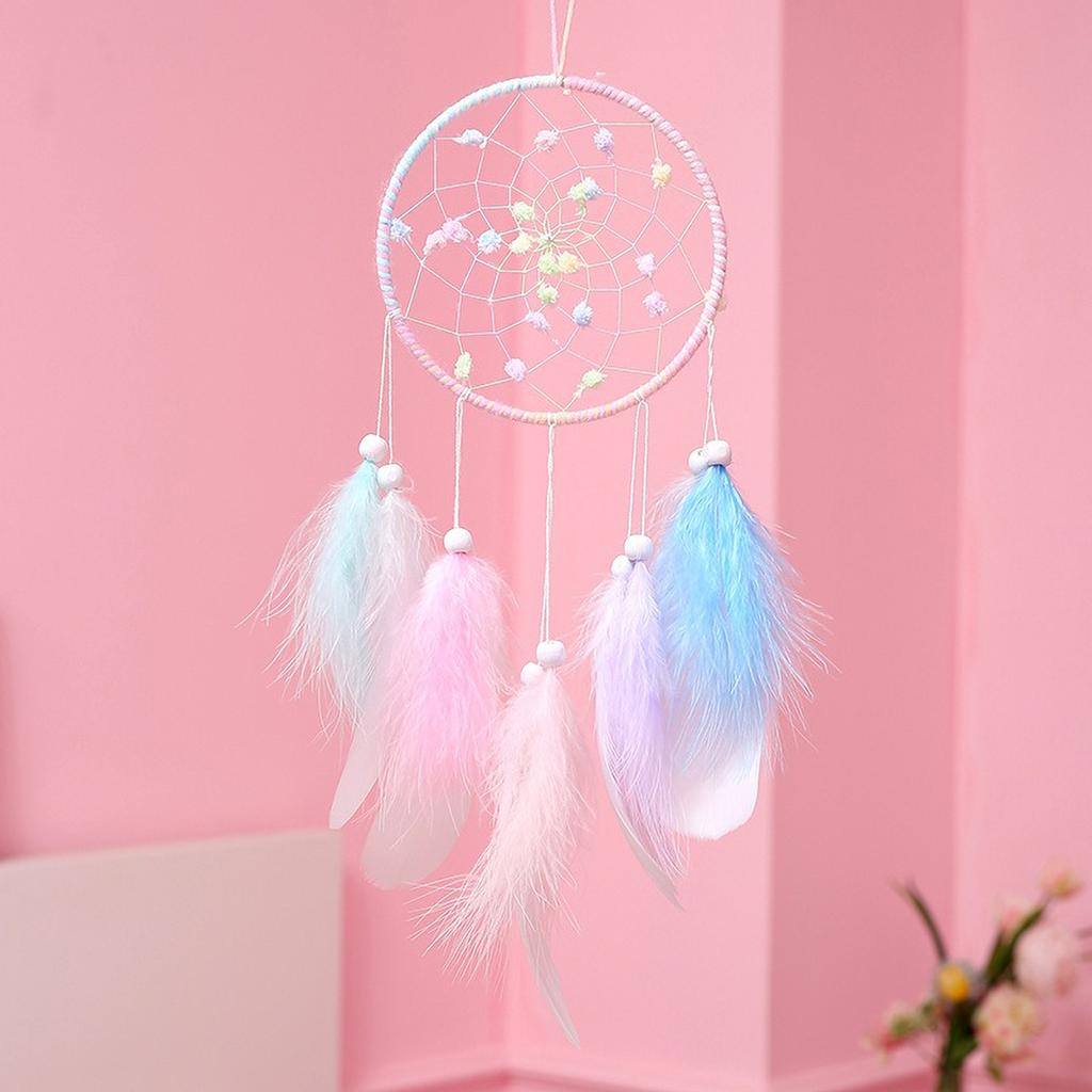 Handgefertigter Traumfänger-Windspiel - Boho-Wohnheim-Dekoration für Mädchen, Geburtstags- & Valentinstagsgeschenk