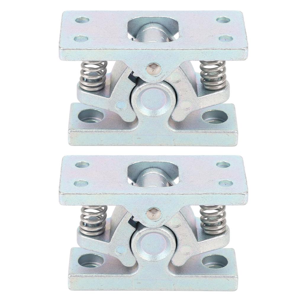 1 Pair Double Roller Catch Heavy Duty Spring Loaded Door Easy Lock Stop Catch Zinc Alloy for Boat RV Trailer Yachts