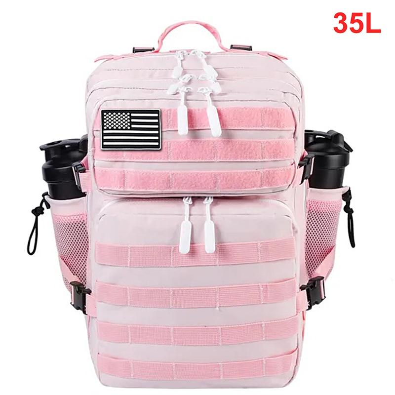 35L Tactical Backpack for Women Men Molle Outdoor Travel Camping Hiking Bag Sports Weekend Athlete Gym Rucksack Dual Cup Holders