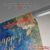 Modern Flat Printing Jit Curtains Without Rod Festive Cityscape Window Treatment Semi Room Sheer Set Of 2 Made Polyester