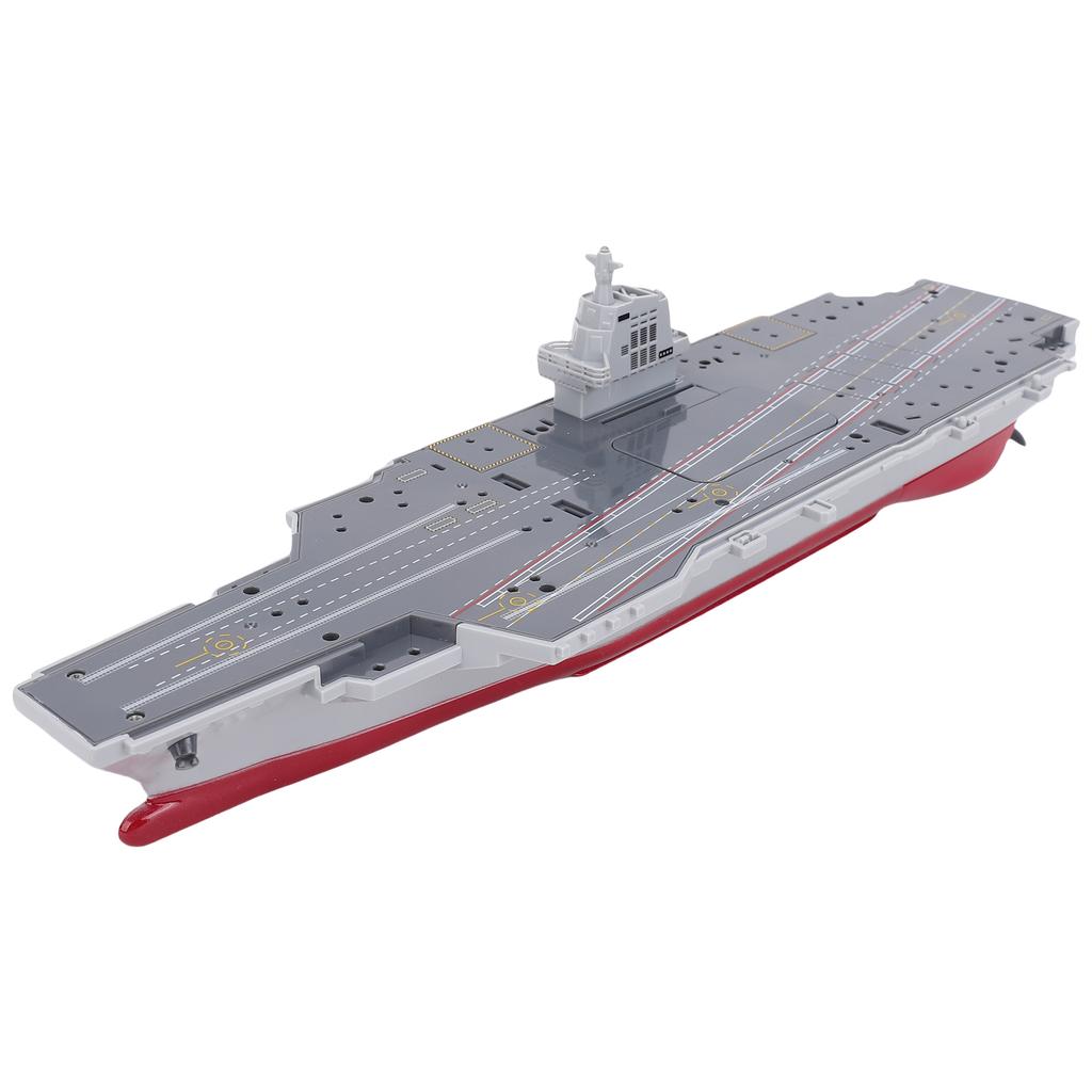 Remote Control Aircraft Carrier, 2.4G RC Warship Boat for Adults and Kids, DIY Battleship with Auto Power Off and Low