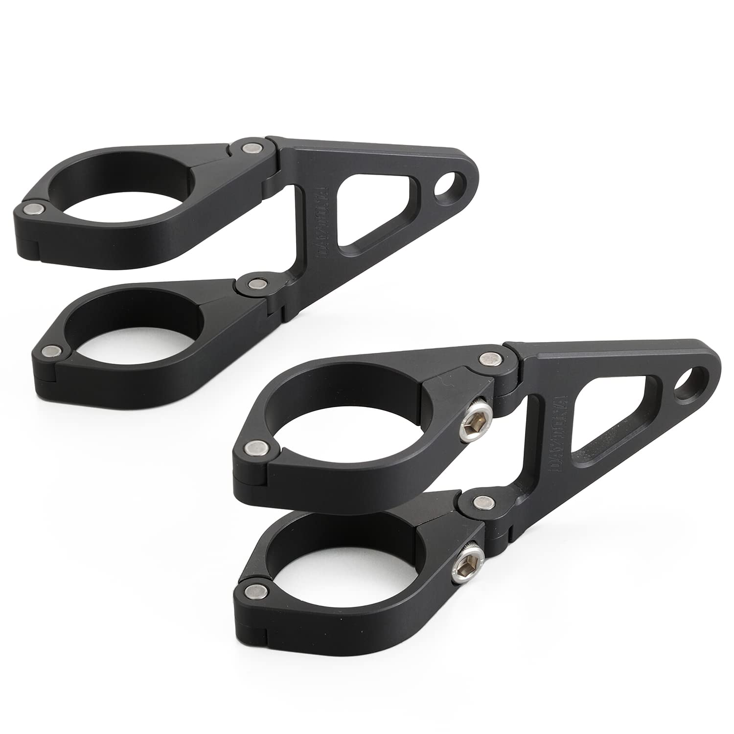 

Daytona Motorcycle Headlight Stay Universal Fork Clamp Aluminum Headlight Bracket 27901 Black 35mm/Short чёрный