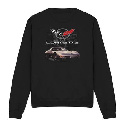 Chevrolet Unisex Adult Checkered Sweatshirt