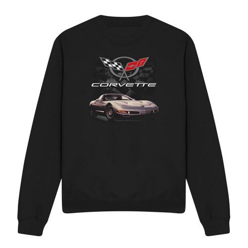 Chevrolet Unisex Erwachsenen Kariertes Sweatshirt