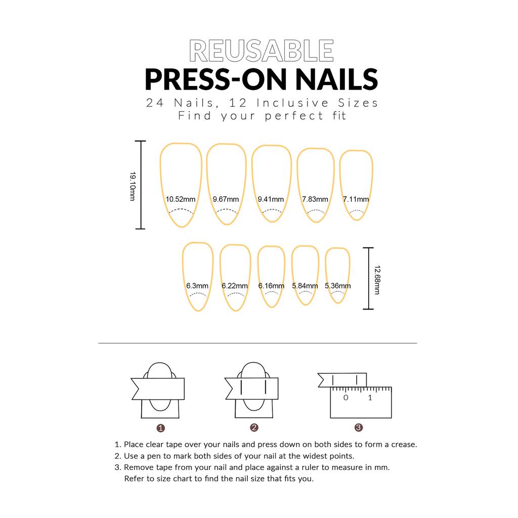 30Pcs False Nails Hand-Painted Floral Almond Artistic Design for Weddings Parties Everyday Use