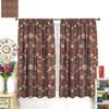 Tende Oscuranti Boho William Morris   Tende Finestra con Stampa Retro Uccello Pianta Fiore Naturale   per Soggiorno Camera da Letto 21(W