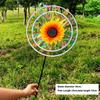 Multistyles Sunflower Windmill PVC Stake Standing Lawn Flower Pinwheel  Outdoor Party Picnic Decor