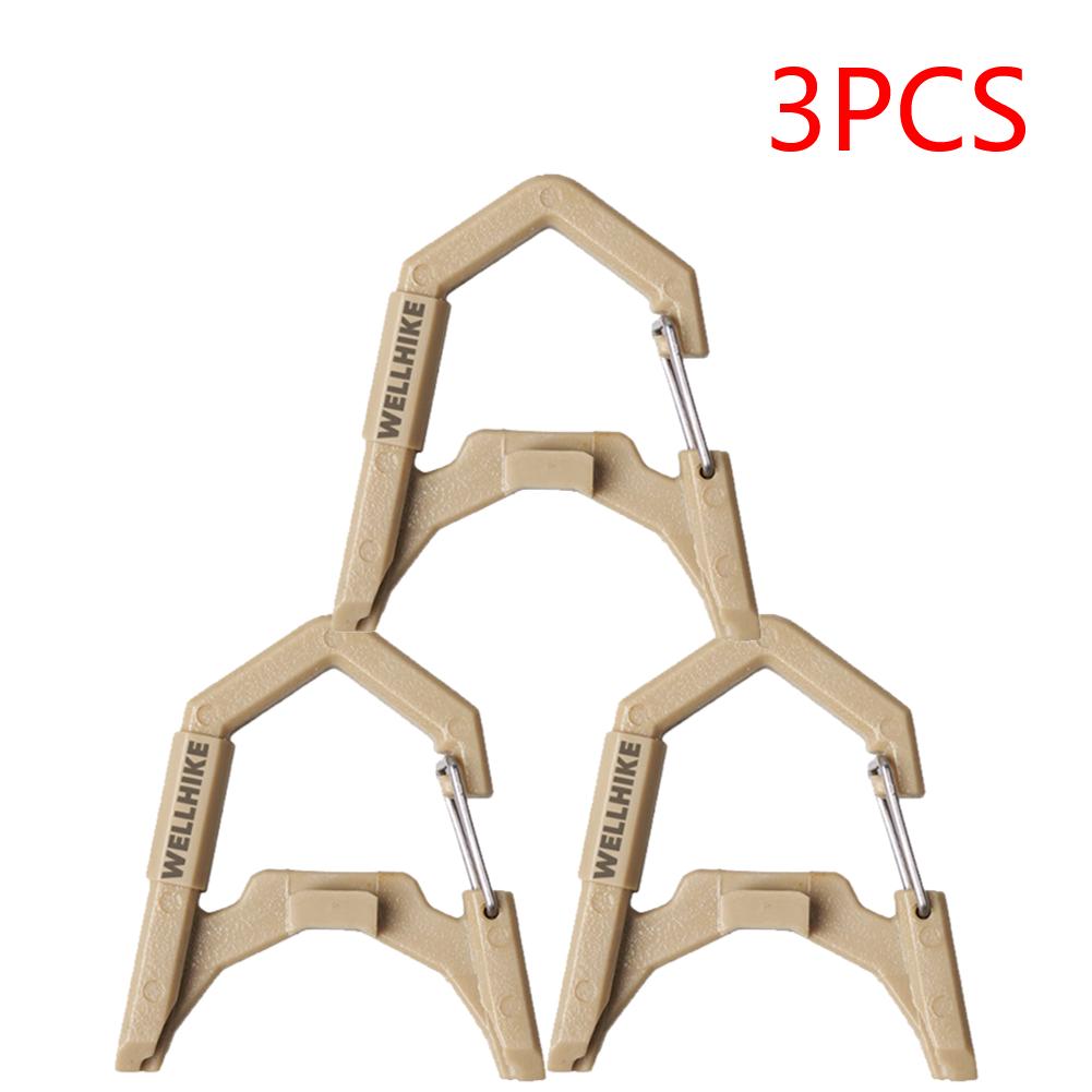 3-10PCS Camping Light Hook Camping Lantern Hanging Buckle GZ Lantern Spring Buckle for Outdoor Camping Fishing