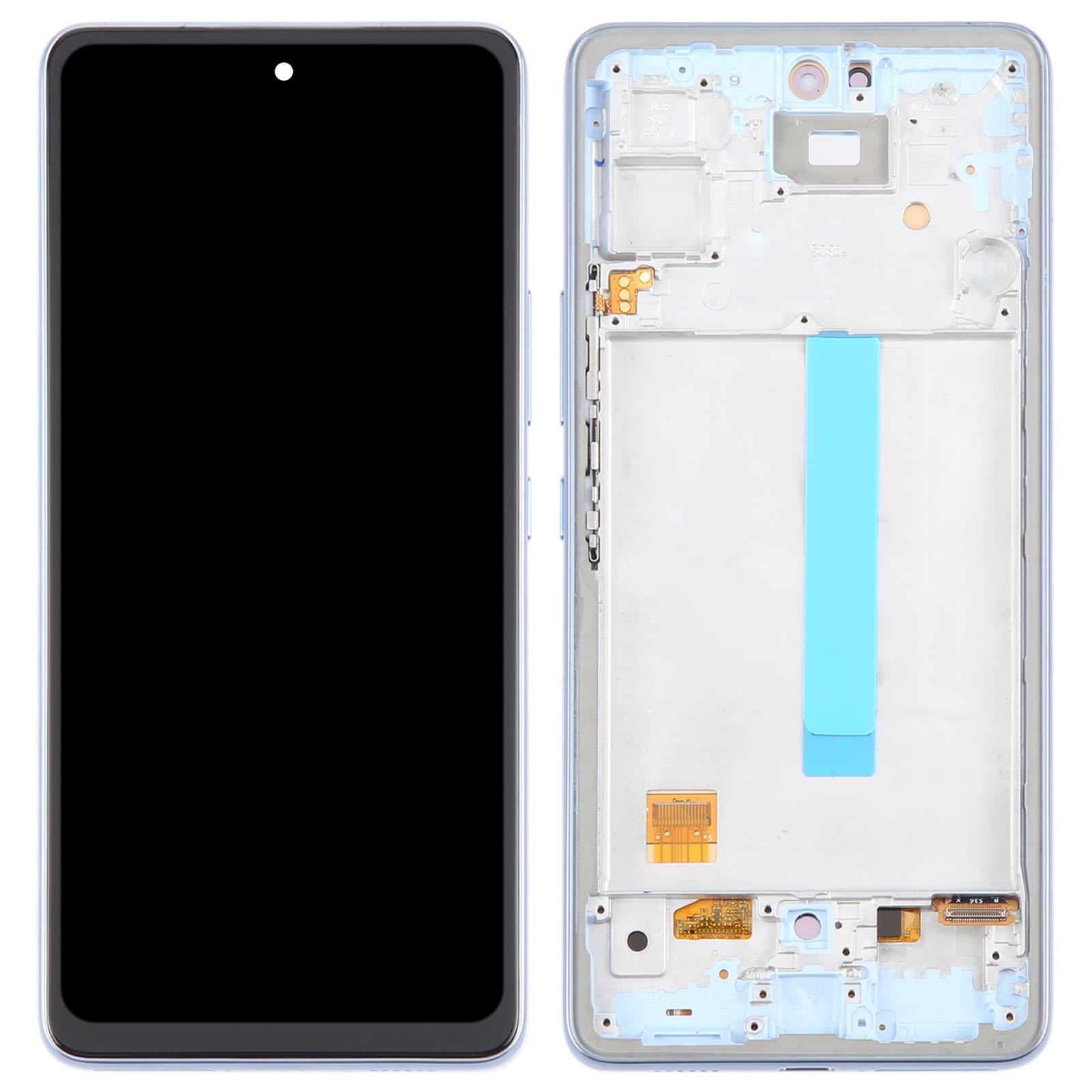 

For Samsung Galaxy A53 5G A536 6.36 inch Grade C OLED Screen and Digitizer Assembly+Frame (Without Logo) Blue