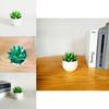 Künstlicher Sukkulenten-Blumentopf mit Harzkonstruktion zur Dekoration des Wohnraums und als Geschenk