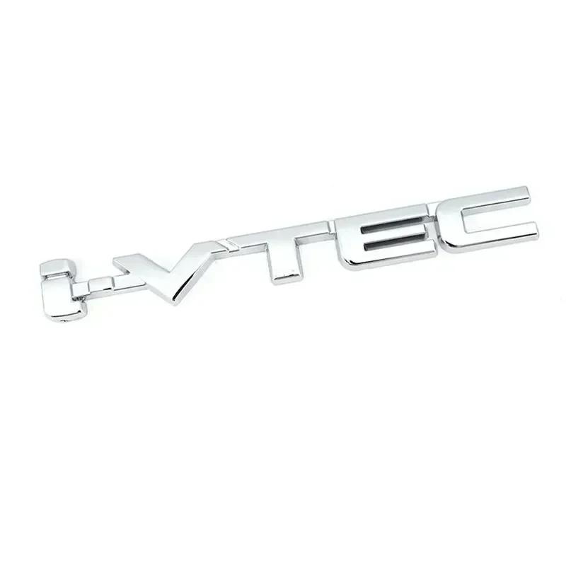 For Honda City CB400 CB750 I-VTEC VFR800 Civic Accord Odyssey CRV SUV Spirior 3D Metal Car Sticker VTEC Logo Emblem Badge Decals