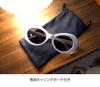Grunge Oval Shades Kurt Oval Sunglasses [White/Smoke] model/Grunge [Item]